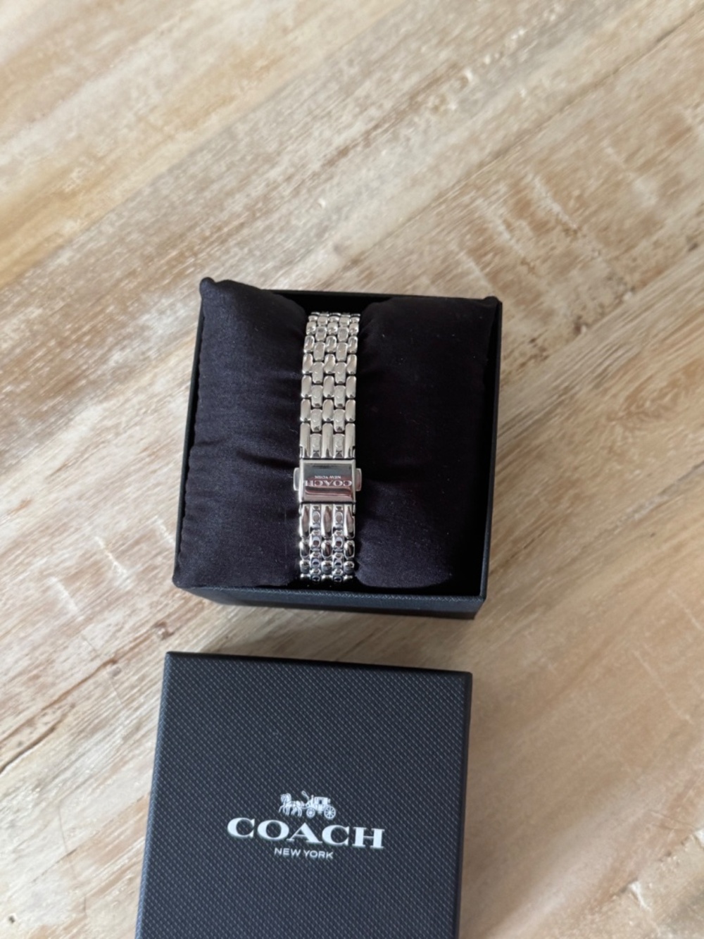 Coach Cass Watch Womens Light Blue & Silver SS 28mm CAZ19 - Picture 5 of 9